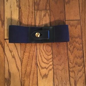 Navy Stretch Belt